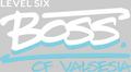 BOSS OF VALSESIA Clear stickers 75X75mm